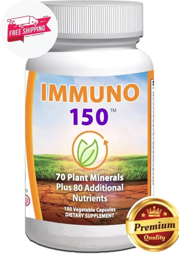 IMMUNO 150 Ultimate Multi Vitamin – 150-capsule immune booster supplement with essential vitamins, minerals, and nutrients for daily health support.