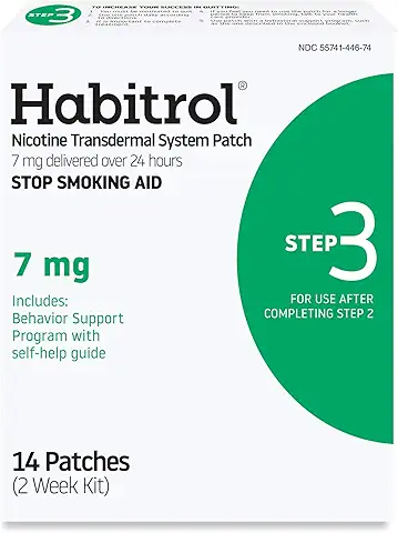 Rugby Clear Nicotine Patches Step 3 7mg 14 Count