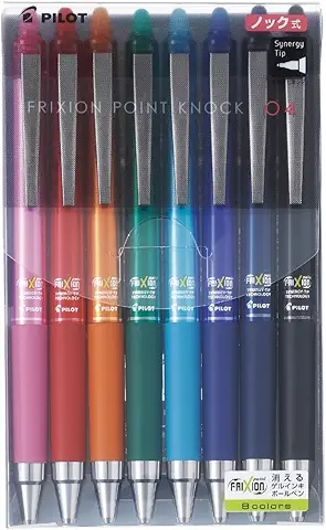PILOT FriXion Waai Ballpoint Pen Set 8 Colors