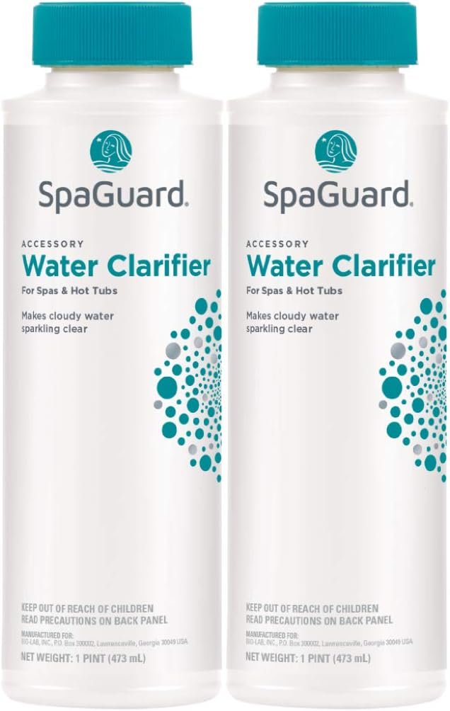 SpaGuard Water Clarifier 1 pint 2 pack for pools and spas